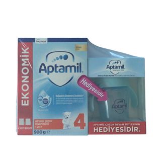 Aptamil 4 Детское последующее молоко 900 г - подарочное стекло (APT10014)