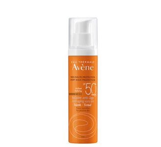 Avene Solaire Anti-age SPF50+ Антивозрастной тонированный солнцезащитный крем 50 мл