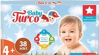 Baby Turco Детские подгузники 4 номера 38 штук (10-15 кг)