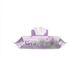 Baby Turco Полотенце влажное детское с ароматом сирени 70 листов