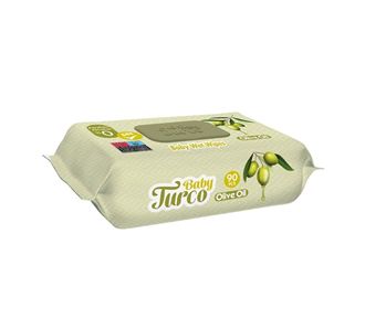 Baby Turco Влажные полотенца с оливковым маслом 90 шт