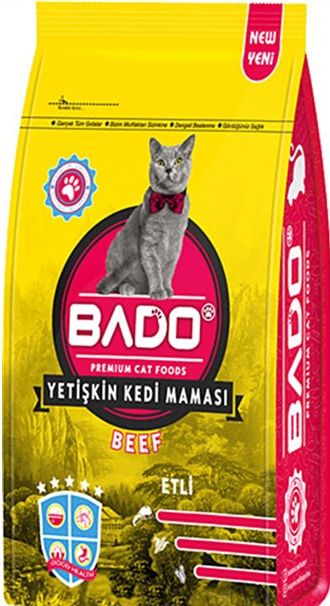 Bado Мясной сухой корм для взрослых кошек 1,5 кг
