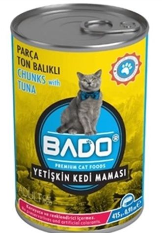 Bado Влажные консервы для кошек с тунцом и рыбой 415 гр Корм