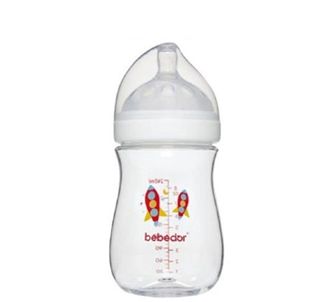 Bebedor Антиколиковая детская бутылочка с широким горлом Tritan 240 мл