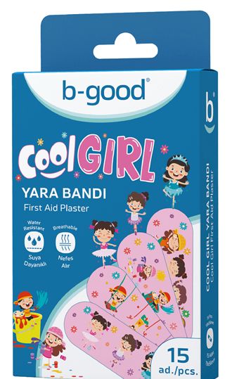B-Good Coll Пластырь для девочек 15 шт.