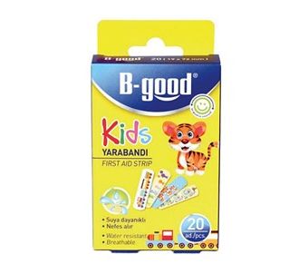 B-Good KidsWound Bandage 20 pcs 19mmX72mm
