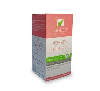 Bioder Antipersprant Pure & White Unisex Roll-On 50 мл