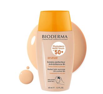 Bioderma Photoderm Nude Touch Spf 50+ Натуральный цветной солнцезащитный крем 40 мл