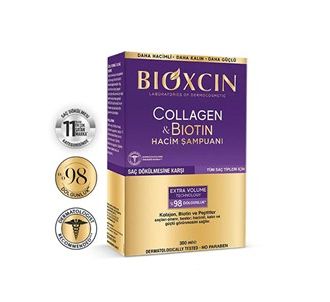 Bioxcin Collagen & Biotin Volume Shampoo 300 Ml
