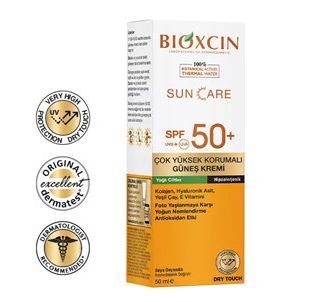 Bioxcin Sun Care Very High Protection Spf 50+ 50 мл Солнцезащитный крем для жирной кожи