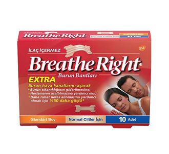 Breathe Right Extra Standard Size 10 pcs Nasal Band