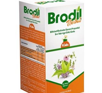 Brodil Herbal Kids Жидкое дополнительное питание с прополисом, содержащее экстракты трав 100 мл