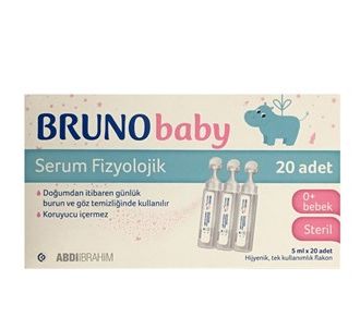 Bruno Baby Сыворотка физиологическая 5 мл x 20 шт.