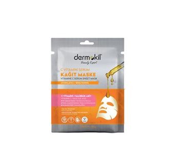 Бумажная маска Dermokil Vitamin C Serum Paper Mask
