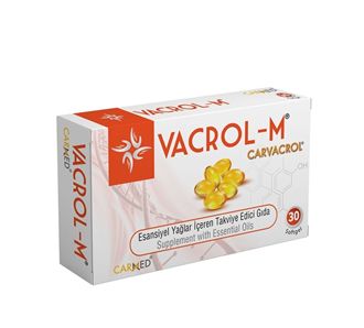 Carmed Vacrol-M 500 mg 30 Softgel - Carvacrol İçeren Takviye Edici Gıda