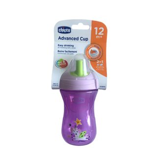 Chicco Advanced Cup Straw Training Cup 12 Months+ Girls Purple (CHIC10065)