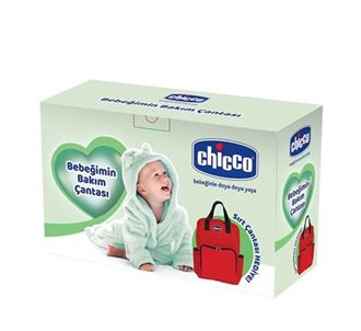 Chicco Baby Care Bag Red Набор для ухода за новорожденными