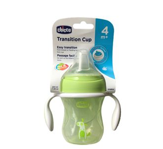 Chicco Green Semi Soft Tip Educational Cup Drinker 4m+