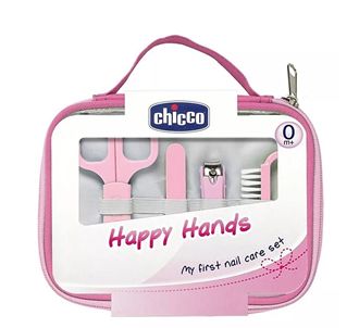 Chicco Happy Hands Набор для ухода за ногтями розовый