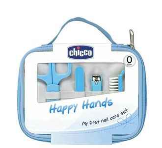 Chicco Happy Hands Набор для ухода за ногтями синий