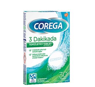 Corega Dental Denture Cleaner Tablet (30 таблеток)