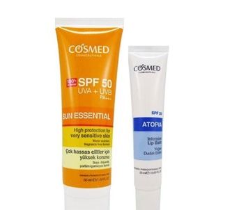 Cosmed Sun Essential Spf 50 Крем для очень чувствительной кожи 50 мл Набор