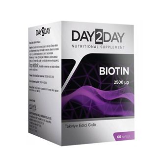 Day2Day Биотин 60 капсул Дополнительное питание