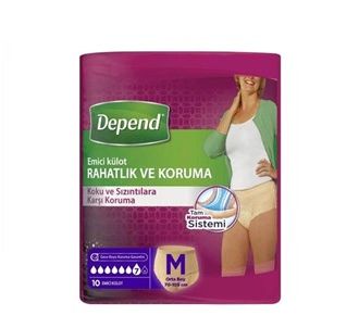 Depend Patient Diaper Panty Women Medium 10 шт.