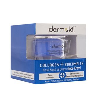 Dermokil Collagen + Biocomplex Антивозрастной ночной крем 50 мл