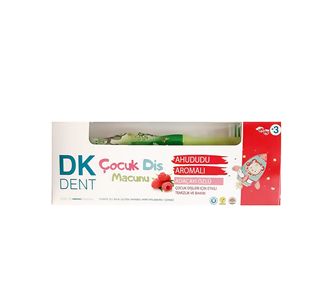 Dermokil DK Dent Малина Детская зубная паста 50 мл + зубная щетка в подарок