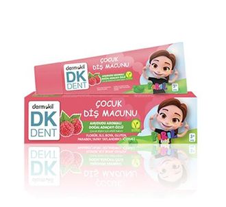 Dermokil DK Dent Pırıl Веганская детская зубная паста со вкусом малины 50 мл