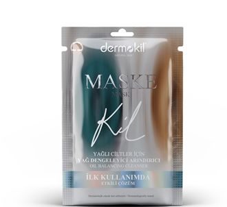 Dermokil Natural Skin Oil Balancing and Purifying Mask 15 мл