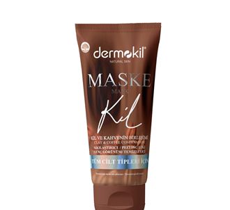 Dermokil Натуральная укрепляющая маска для кожи с глиной и кофе для молодости 75 мл