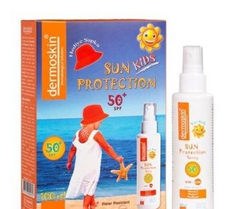 Dermoskin Sun Protection Kids Spf 50+ Spray 100 мл - Подарок к шляпе