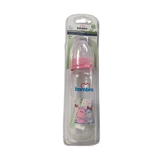 Детская бутылочка Bambino Pp Grip 250 мл розовая