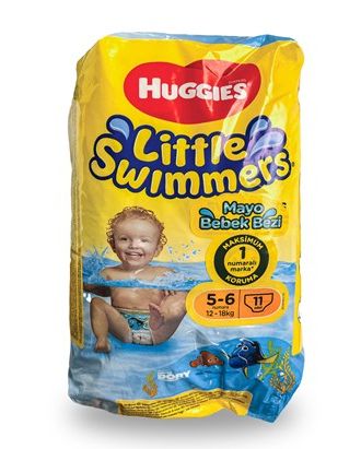 Детские подгузники Huggies Little Swimmers Medium 12-18 кг 11 штук в упаковке