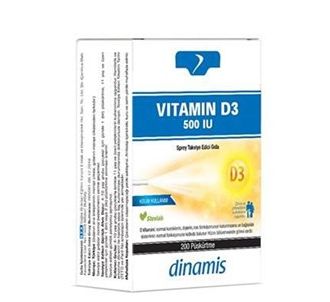 Dinamis Витамин D3 500 МЕ спрей 200 доз