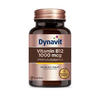 Динавит Витамин B12 1000мкг 100 сублингвальных таблеток