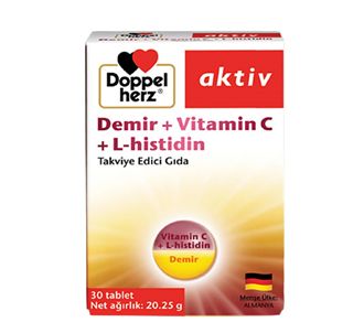 Doppelherz Aktiv Железо + Витамин C + L-гистидин 30 таблеток