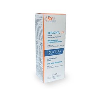 Ducray Keracnyl UV Spf 50+ Anti Imperfections Fluid Anti Blemish Sunscreen 50 ml