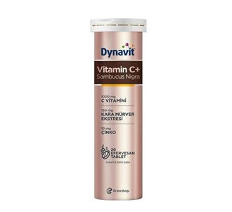 Dynavit Vitamin C + Sambucus Nigra - Дополнительное питание шипучие таблетки 20