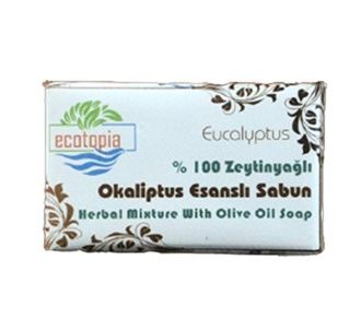 Экотопия Эвкалиптовая эссенция 100% мыло с оливковым маслом 180 гр