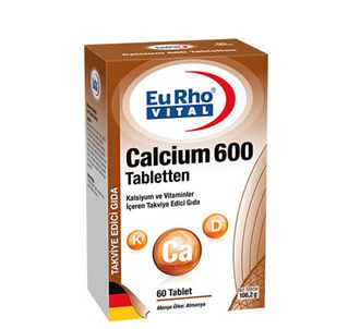 Eurho Vital Calcium 600 мг 60 таблеток
