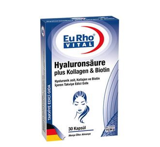 Eurho Vital Hyaluronsaure Plus Collagen & Biotin 30 капсул