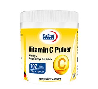 Eurho Vital Vitamin C Powder Toz 150 gr