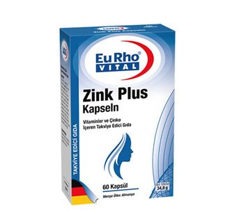 Eurho Vital Zinc Plus 60 капсул