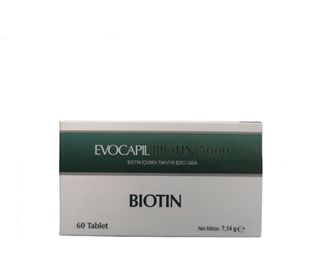 Evocapil Biotin 5000 60 таблеток