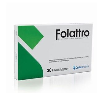 Фолаттро Фолиевая кислота 30 таблеток