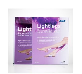 Гидрогелевая лента LightLegs против усталости и боли в ногах 2 шт.
