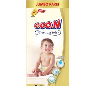 Goon Baby Diaper Premium Soft 4 Size Jumbo Package 36 Pieces